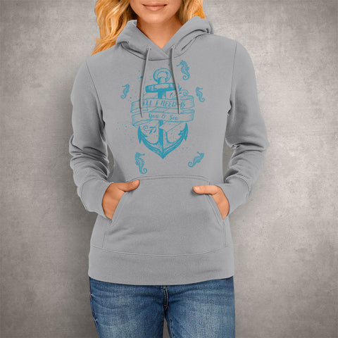 Image of Unisex Hoodie All I Need Is You & Sea