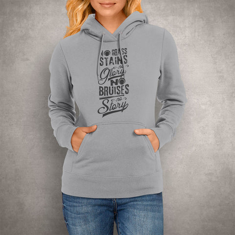 Image of Unisex Hoodie No Grass Stains Baseball