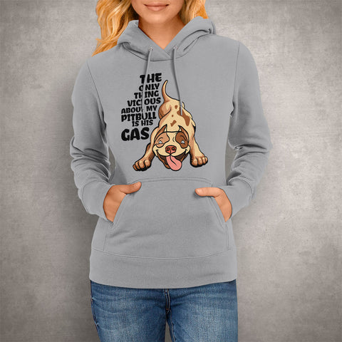Image of Unisex Hoodie Pitbull is his Gas