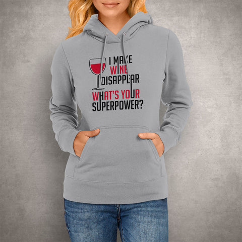 Image of Unisex Hoodie I Make Wine Disappear
