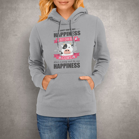 Image of Unisex Hoodie Happiness Cow Lover