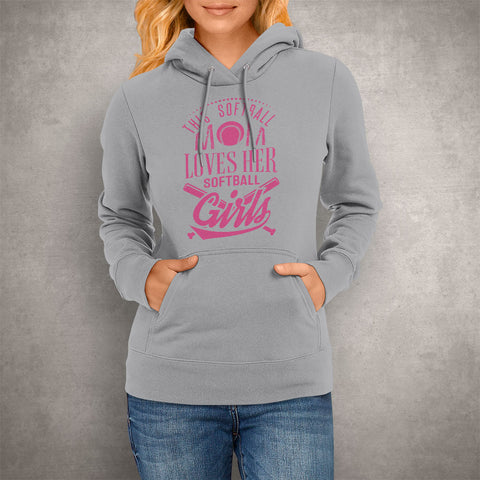 Image of Unisex Hoodie This Softball Mom