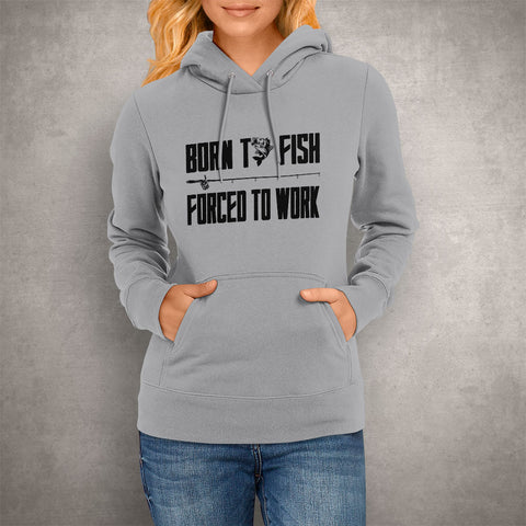 Image of Unisex Hoodie Born To Fish