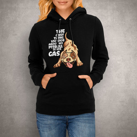 Image of Unisex Hoodie Pitbull is his Gas