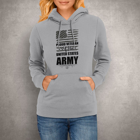 Image of Unisex Hoodie Proud Veteran USA
