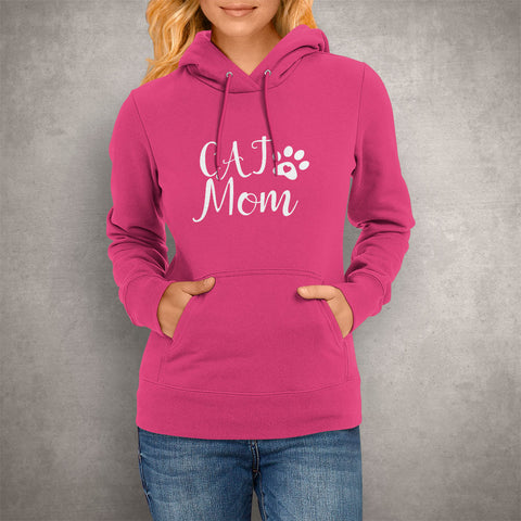 Image of Cat Mom Paw Hoodie