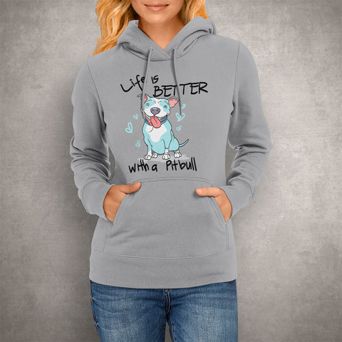 Image of Unisex Hoodie Better With a Pitbull