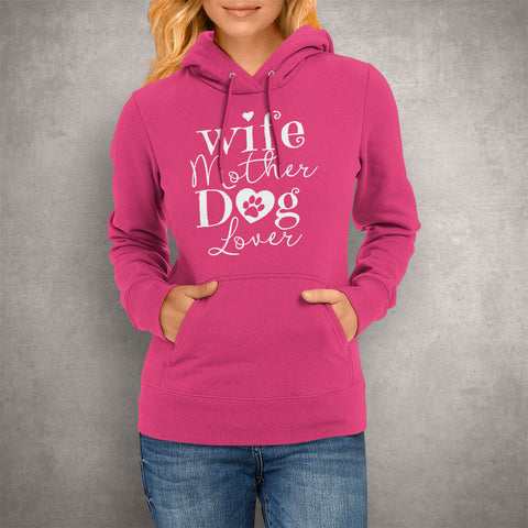 Image of Wife Mother Dog Lover Hoodie