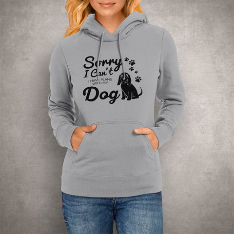 Image of Unisex Hoodie I Have Plans With My Dog