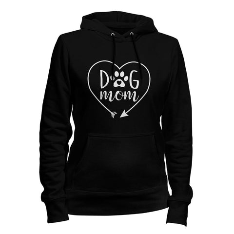 Image of Dog Mom Heart Hoodie
