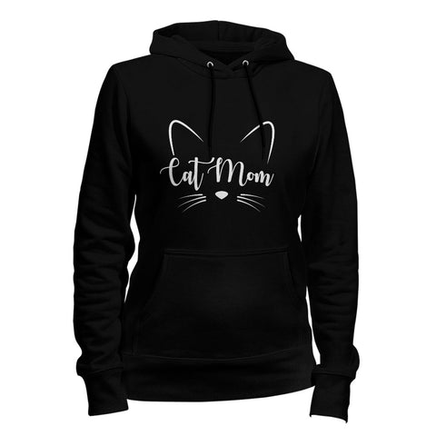 Image of Cat Mom Whiskers Hoodie