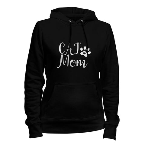 Image of Cat Mom Paw Hoodie