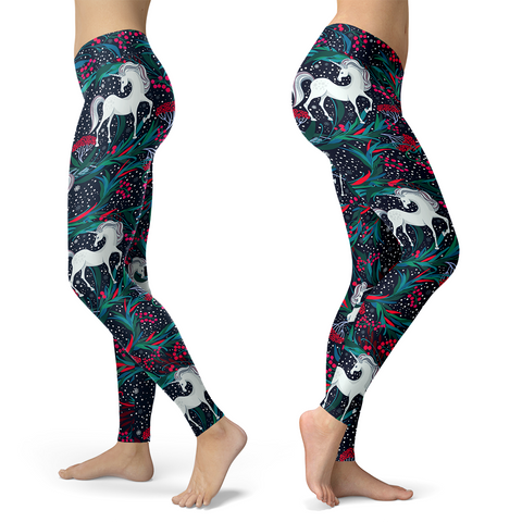 Image of Horse Leggings White Horse