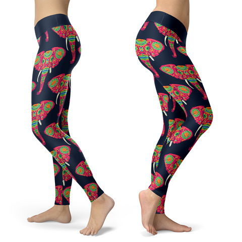 Image of Elephant Leggings Ornamental