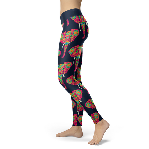 Image of Elephant Leggings Ornamental