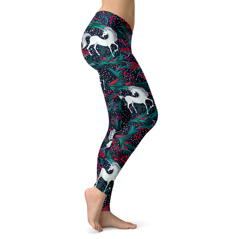 Image of Horse Leggings White Horse