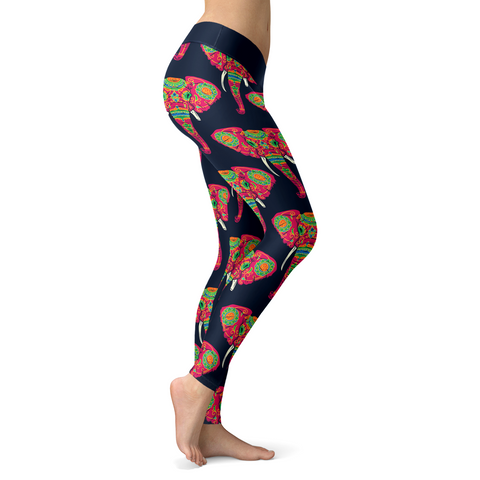 Image of Elephant Leggings Ornamental
