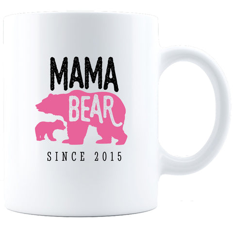 Image of Mama Bear Personalized Ceramic Coffee Mug