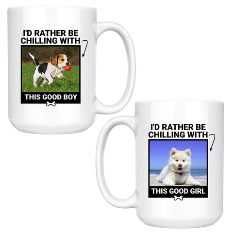 Image of I'd Rather Be Chilling Personalized 15oz Ceramic Mug
