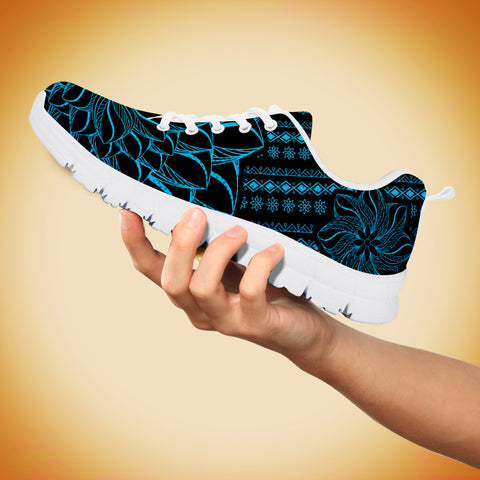 Image of Mandala Running Shoes Turquoise White