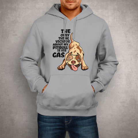 Image of Unisex Hoodie Pitbull is his Gas