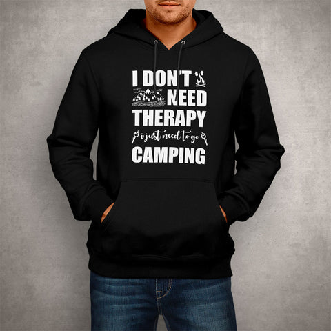 Image of Unisex Hoodie I Need Camping