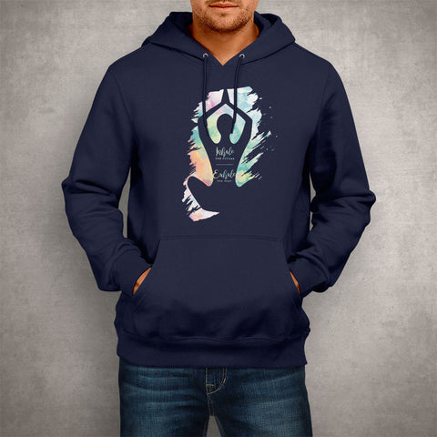 Image of Unisex Hoodie Yoga Inhale Exhale