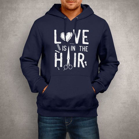 Image of Unisex Hoodie, Love is in the Hair