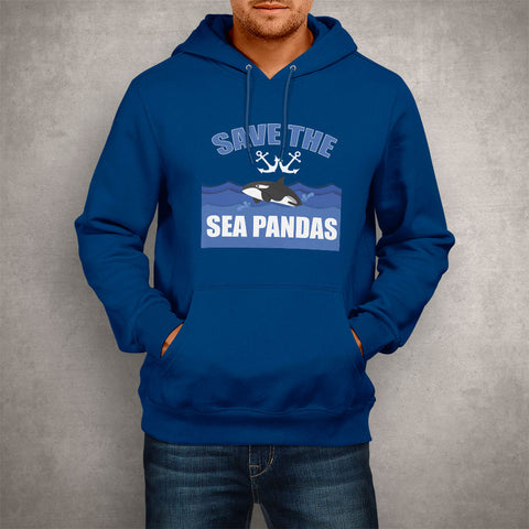 Image of Unisex Hoodie Sea Pandas