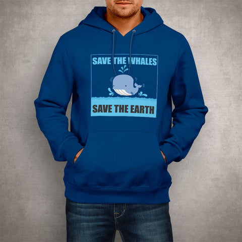 Image of Unisex Hoodie Save The Whales