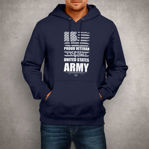 Image of Unisex Hoodie Proud Veteran USA