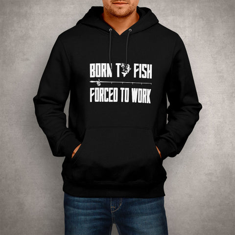 Image of Unisex Hoodie Born To Fish