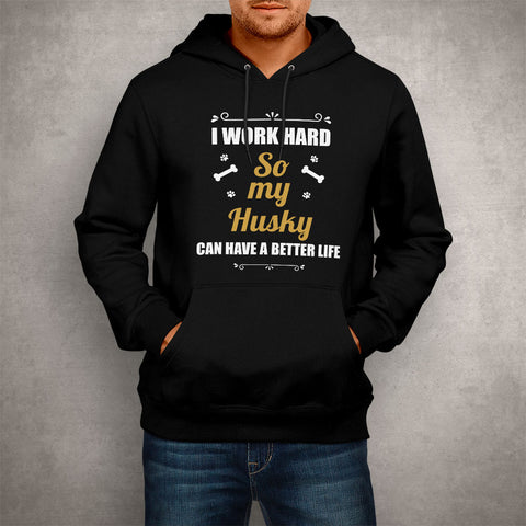 Image of Personalized Unisex Hoodie, I Work Hard