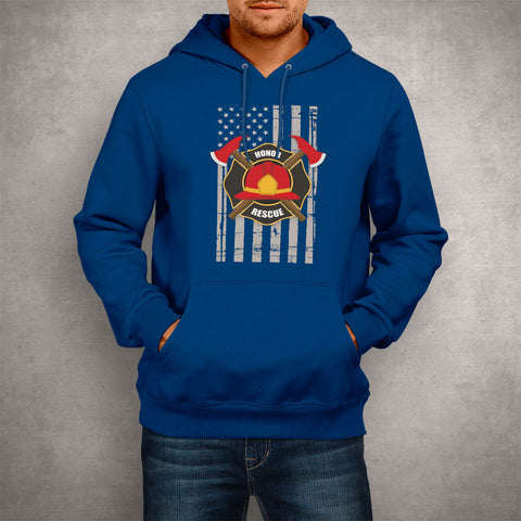 Image of Unisex Hoodie Honor Rescue