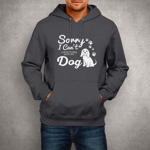 Image of Unisex Hoodie I Have Plans With My Dog