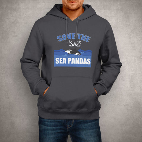 Image of Unisex Hoodie Sea Pandas