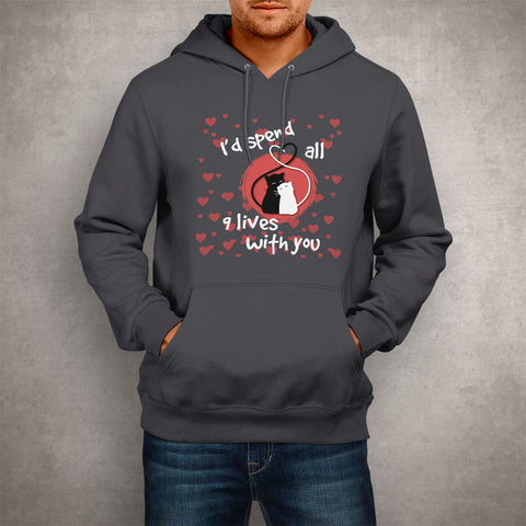 Image of Unisex Hoodie 9 Lives With You