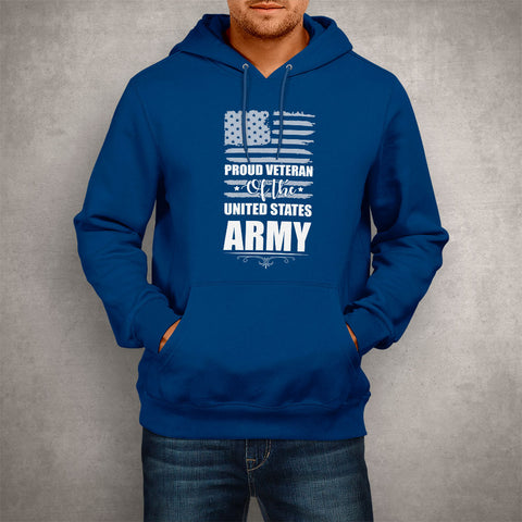 Image of Unisex Hoodie Proud Veteran USA