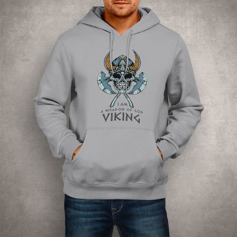 Image of Unisex Hoodie I Am A Weapon Of God Viking