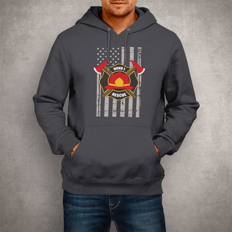 Image of Unisex Hoodie Honor Rescue