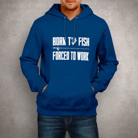 Image of Unisex Hoodie Born To Fish