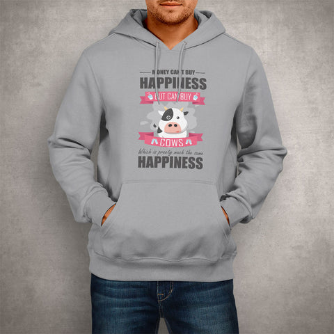 Image of Unisex Hoodie Happiness Cow Lover