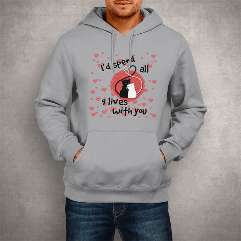 Image of Unisex Hoodie 9 Lives With You
