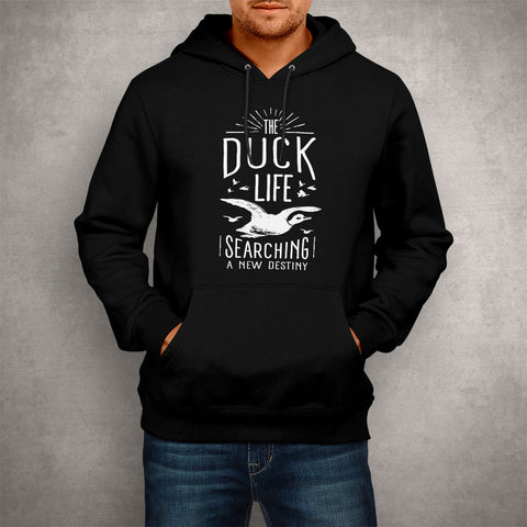 Image of Unisex Hoodie The Duck Life Searching A New Destiny