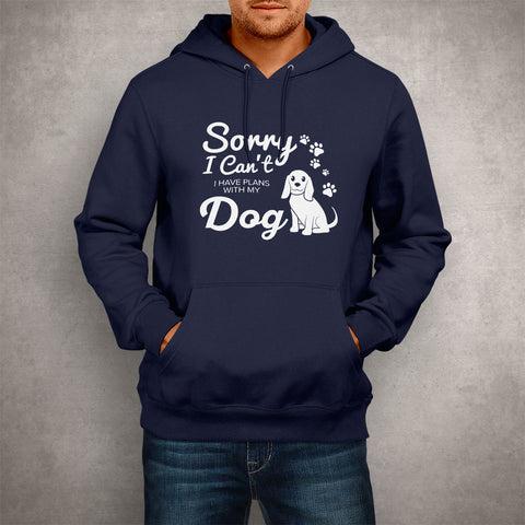 Image of Unisex Hoodie I Have Plans With My Dog
