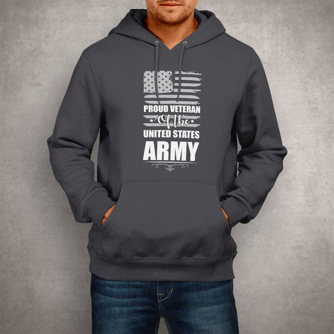 Image of Unisex Hoodie Proud Veteran USA