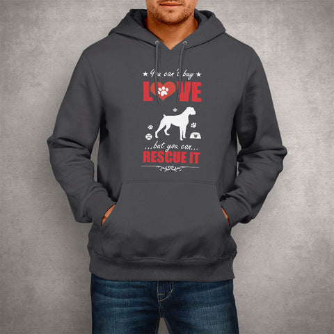 Image of Unisex Hoodie Rescue Dog