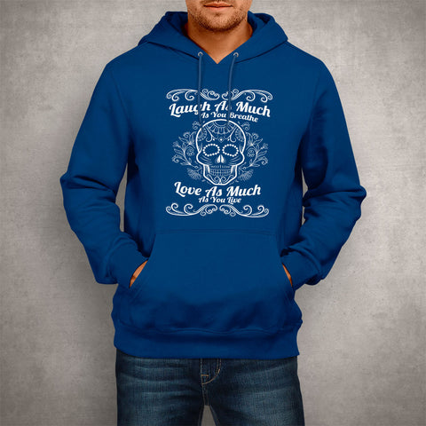 Image of Unisex Hoodie Live, laugh, Love Sugar Skull
