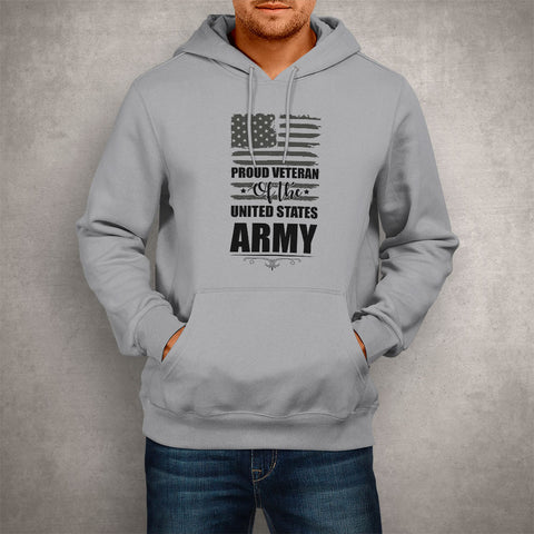 Image of Unisex Hoodie Proud Veteran USA