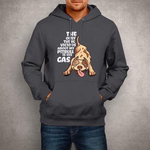 Image of Unisex Hoodie Pitbull is his Gas